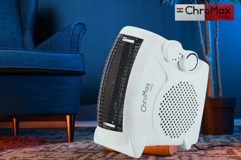Chromax Electric Portable Element Heaters | 1000W & 2000W | Horizontal & Vertical Mount Fan Room Heater