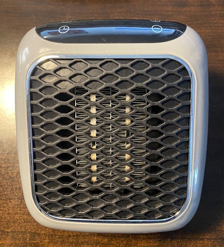 Bugnix Handy Heater Turbo 800 Wall Outlet Space Heater 12 Hour Timer Digital LED Fan Room Heater