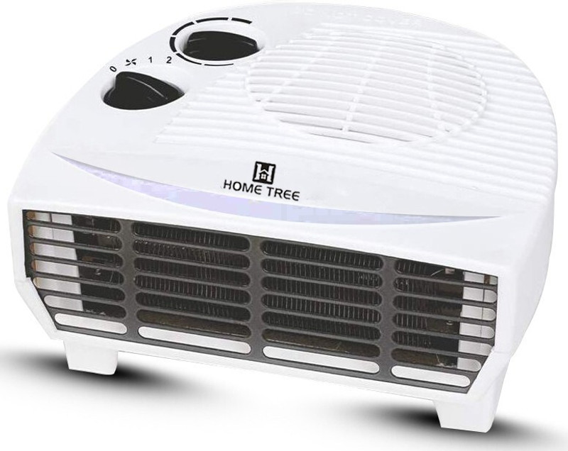 Home Tree Fan Heater White 2000 W Quiet Performance Fan Room Heater
