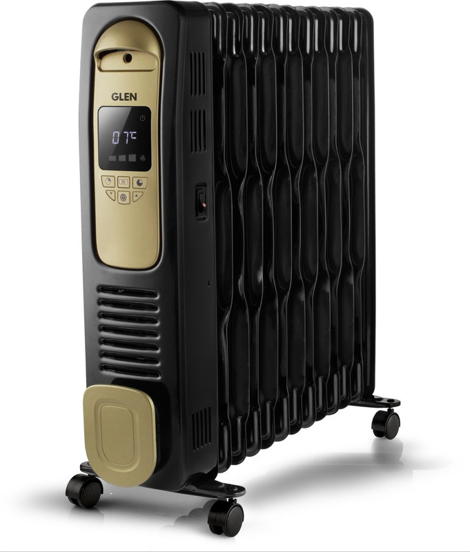 Glen HA7013DOR9 Electric 9 Fin Oil Filled Radiator Room Heater Digital with 2,Year Warranty Oil Filled Room Heater