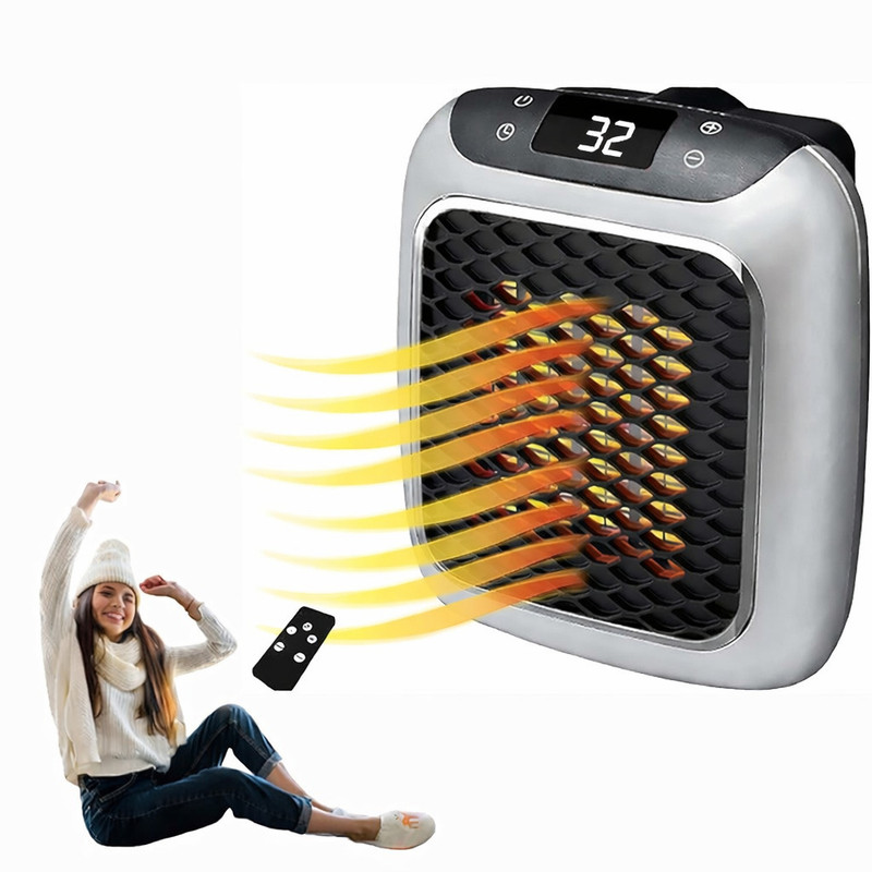 WDK Portable Powerfull 800W Heater Fan Room Heater
