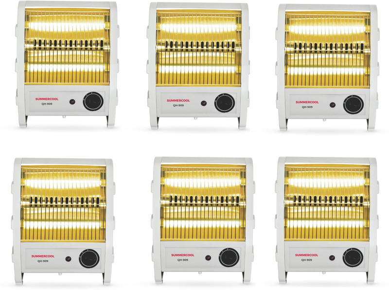 Summercool QH 909, pack of 6 Halogen Room Heater