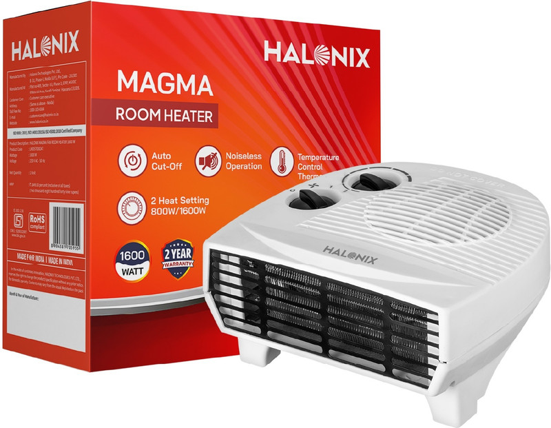 HALONIX 1600 Magma Room Heater Fan Room Heater