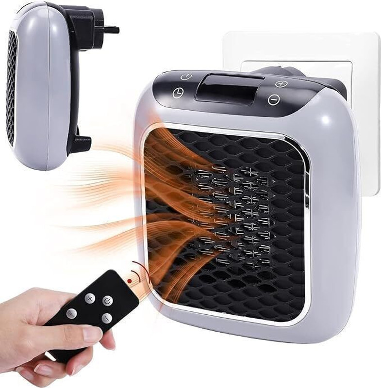 BHOJAAL Turbo 800 Ceramic Heater For Outlet Remote Control Fan Room Heater