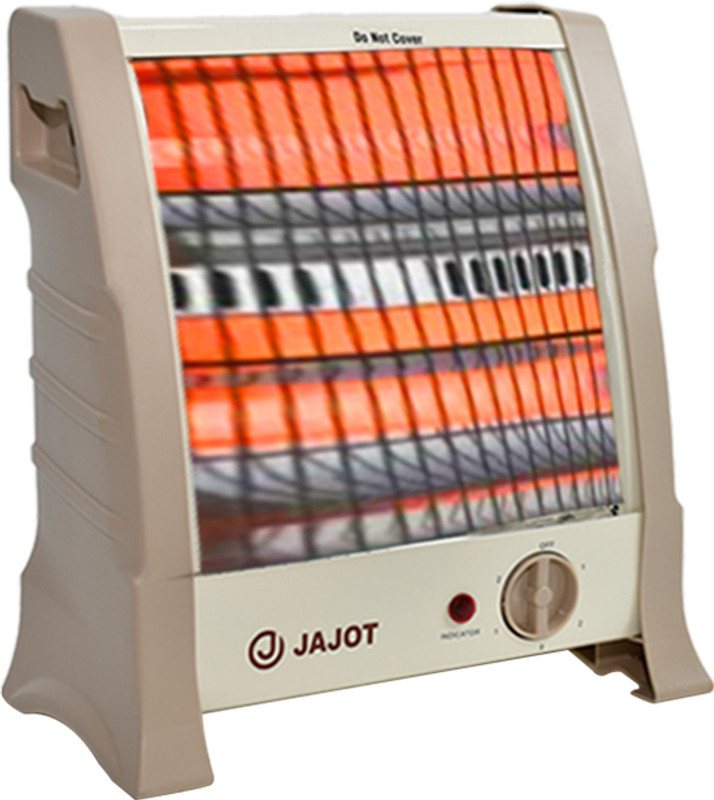 jajot Room Heater with Dual Heating Rods, Adjustable Thermostat, Overheat Protection Quartz Room Heater