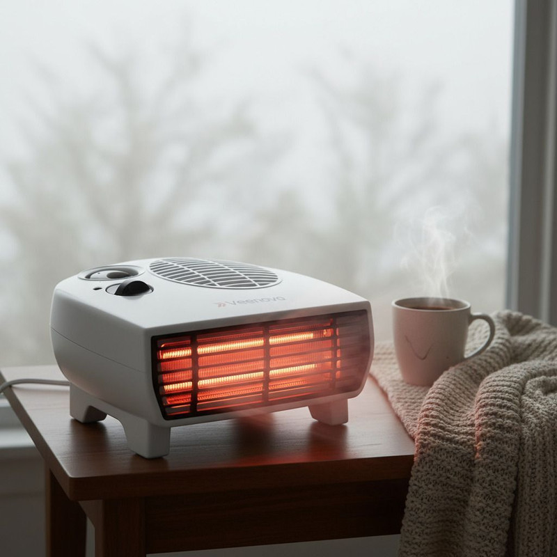 Veenova Winter Essentials Room Heater | Portable Fan Blower with Safety Features Fan Room Heater