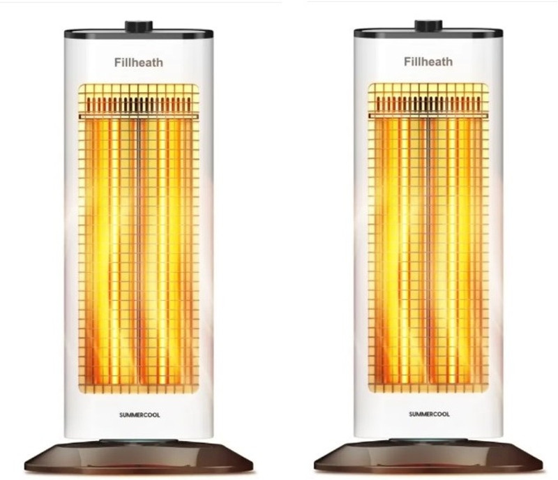 Summercool Heat Piller Pack of 6, Quartz Room Heater