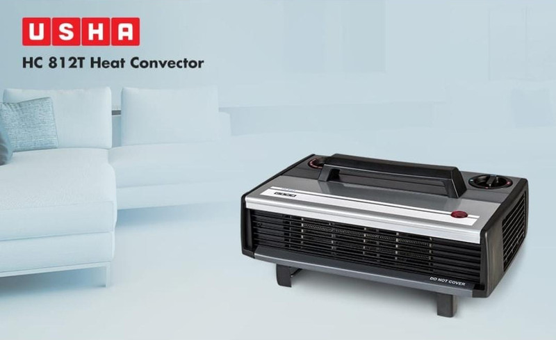 USHA INTERNATIONAL LTD HC812T Fan Room Heater