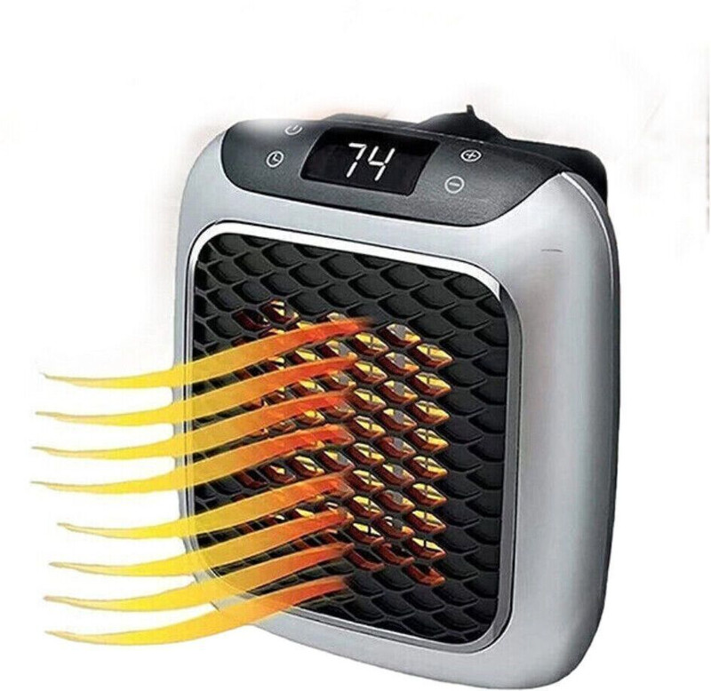 Radhe Electric Wall Heater Mini Portable Plug-in Personal Space Warmer Fan Room Heater
