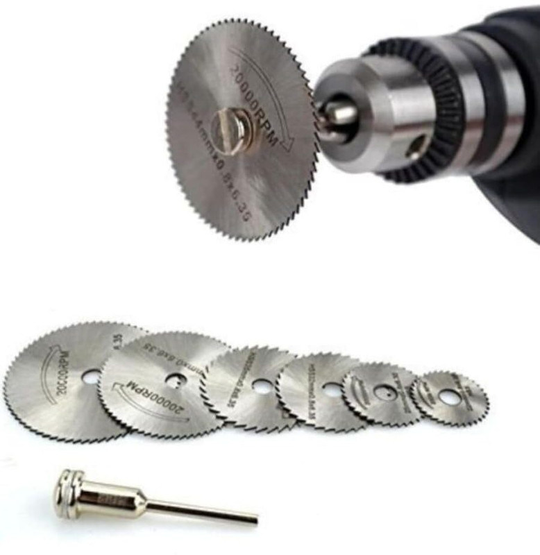 BANISTROKES Wood Cutting Wheel Saw Blade Disc Rotary Tool Home Wheel Do It Your Self, Cutting Wheel Rotary Bit Set(5 Bits)