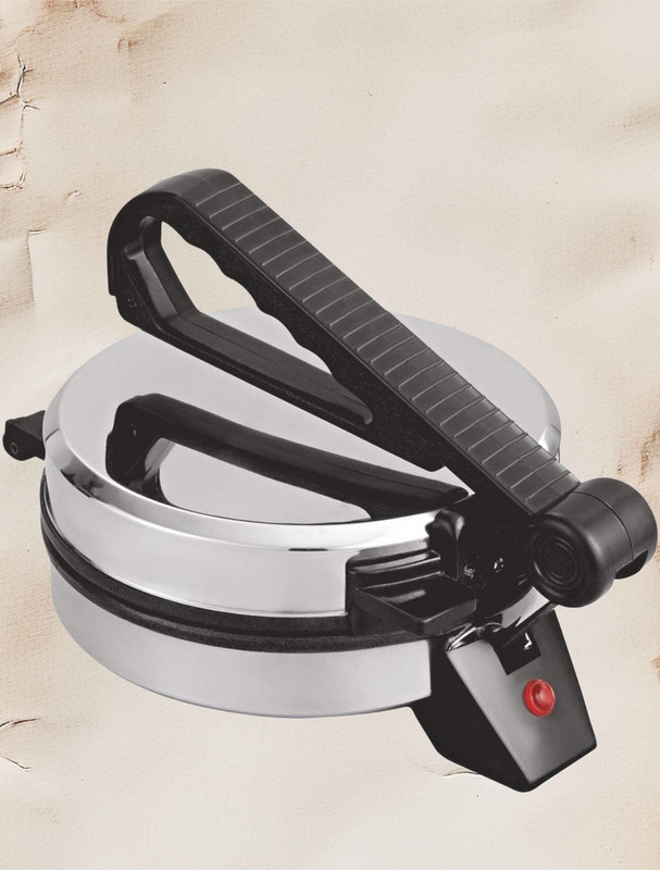 Gi-Shop 8 inch Plates and Durable Handle, Auto Temperature Control Non Stick Roti and Khakra Maker