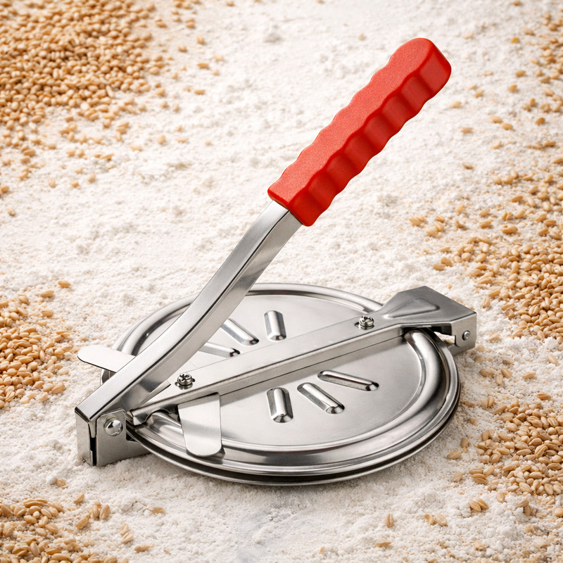 Hevats Stainless Steel Roti Press, Papad/Khakhra/Chapati Maker Roti and Khakra Maker