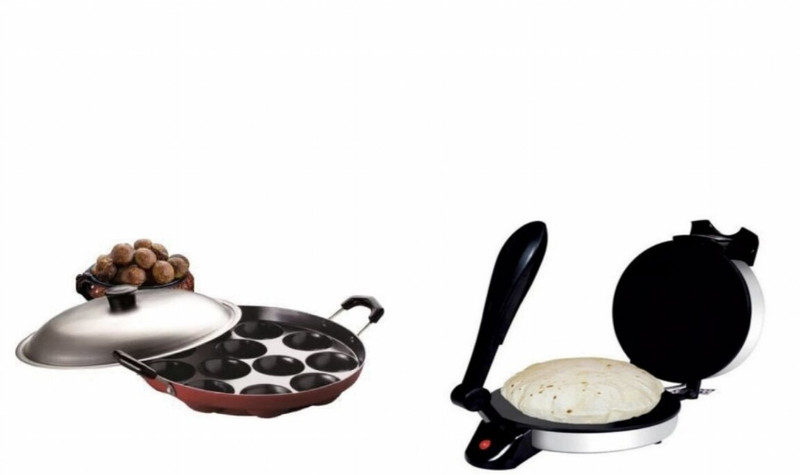 Viyasha Combo you Idli Maker Non Stick Electric RT1 Roti and Khakra Maker