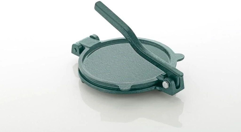 forsel Roti Maker Press-Heavy Duty Cast Iron with Stainless Steel Plates 8.50in Deluxe Roti and Khakra Maker