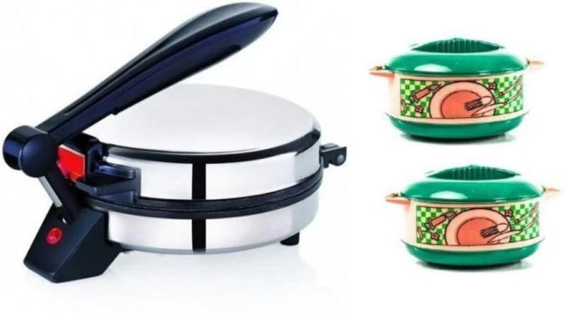 ARYAN Maker With Mica Plate 18.5 CM | Heavy Duty Chapati, Khakhra, Puri Machine Roti and Khakra Maker