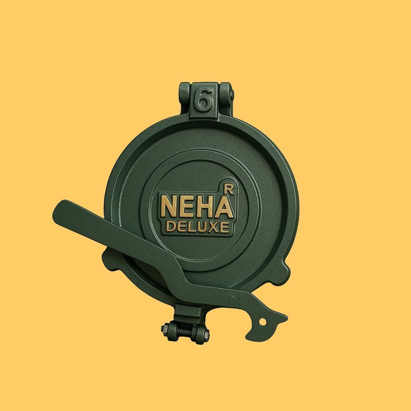 Neha Iron Manual Puri Maker | Poori Press Made with Stainless Steel Inner Surface Roti and Khakra Maker