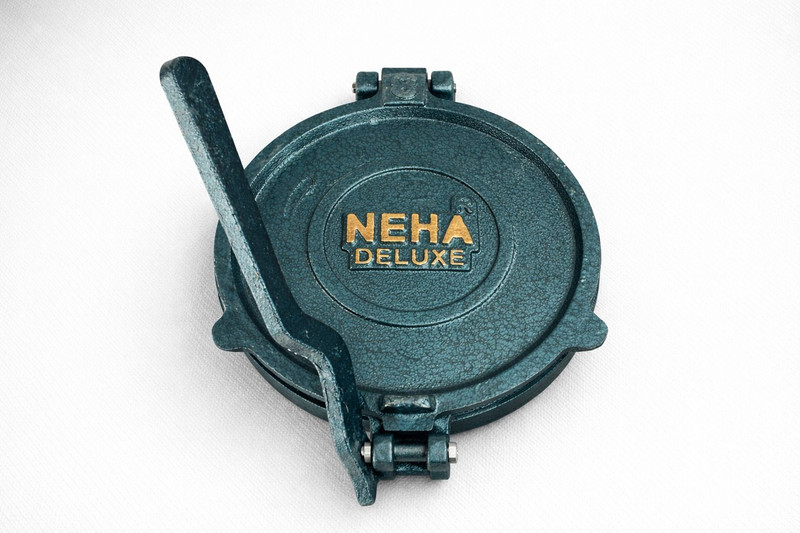 Neha Deluxe Traditional Poori Maker Heavy Cast Iron 8.5 Inch Roti and Khakra Maker