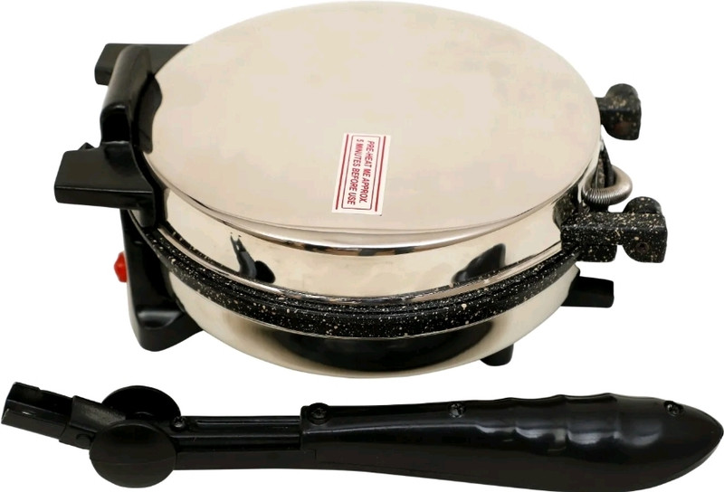 Viyasha ® Roti Maker Indian Electric,Chapati,Flat Bread,Tortilla,Papad Maker Roti and Khakra Maker