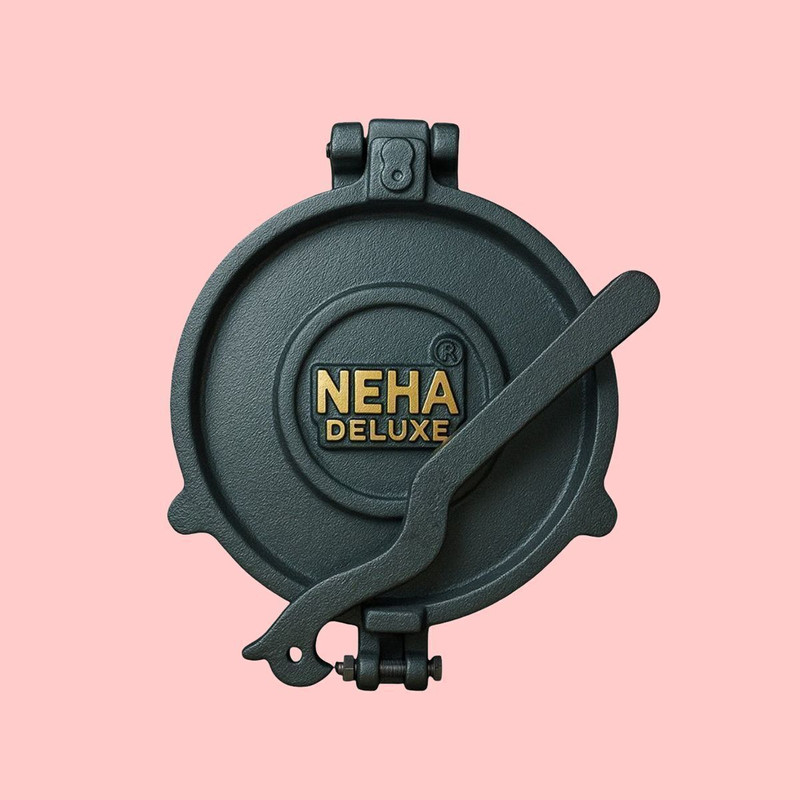 Neha New Heavy Model Stainless Steel Roti Maker 8.5 Inch Hand Press Dumper Roti and Khakra Maker