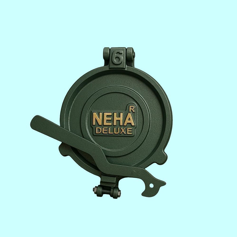 Neha Manual Hand Press Roti Puri Maker with Strong SS & Iron Cast Build Roti and Khakra Maker