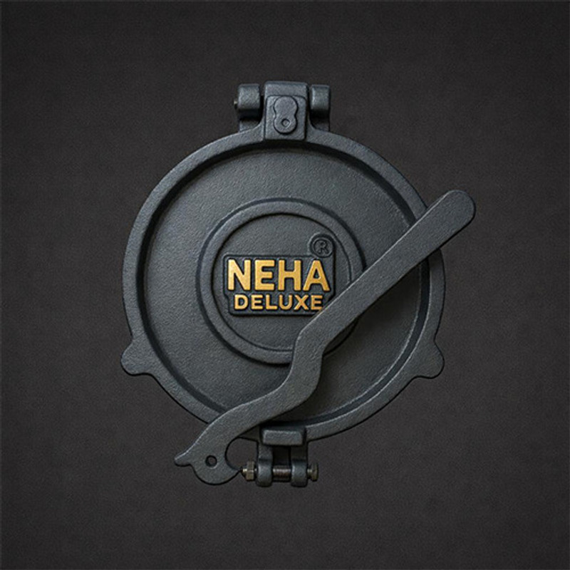 Neha New Heavy Manual Roti / Poori / Chapati Maker with Iron Cast Body (MRM08-10) Roti and Khakra Maker