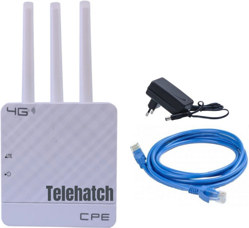 SECUREYE N300 4G LTE Router 5 GHz, 2.4 GHz 300 Mbps Wifi Speed Dual Band External Antenna MiFi (Sim Based)(White)