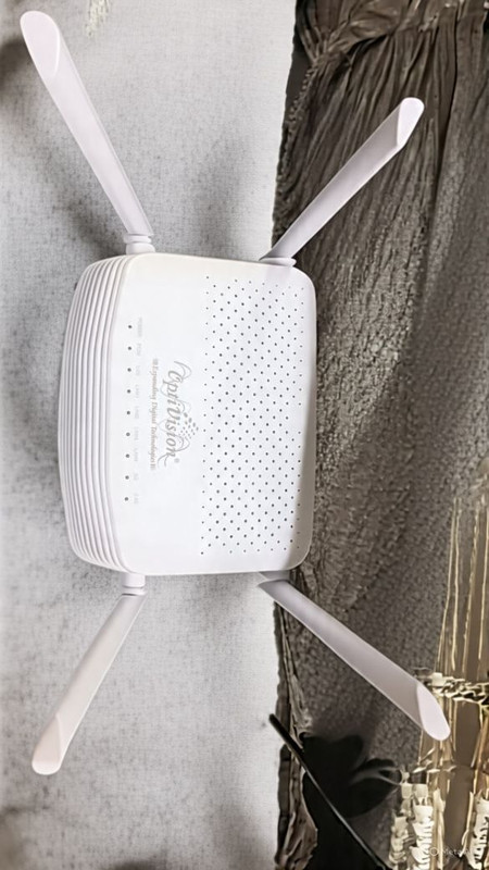 Optivision OV-DVXP-999 Router 5 GHz 1000 Mbps Wifi Speed Dual Band External Antenna NA(White)