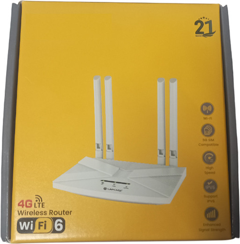 my wifi CCTV & WIFI CAMERAS & SMART TVS SUPPORTED LAN + WIFI DEVICE ALL SIM WORK 4G Router 2.4 GHz 300 Mbps Wifi Speed Single Band Internal & External Antenna MiFi (Sim Based)(White)