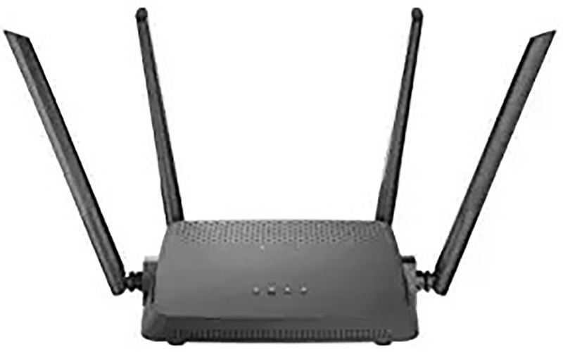 GLOBALSECURITY GS-002 Gigabit Wireless Router, Dual Band 300 Mbps 4G Router (Black, Dual Band)