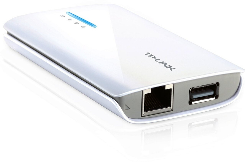 Carecase TP-Link TL-MR3040 Mini Pocket 3G Wireless Router (White) 4G Router 2.4 GHz 150 Mbps Wifi Speed Dual Band Ethernet (Cable Broadband)(White)