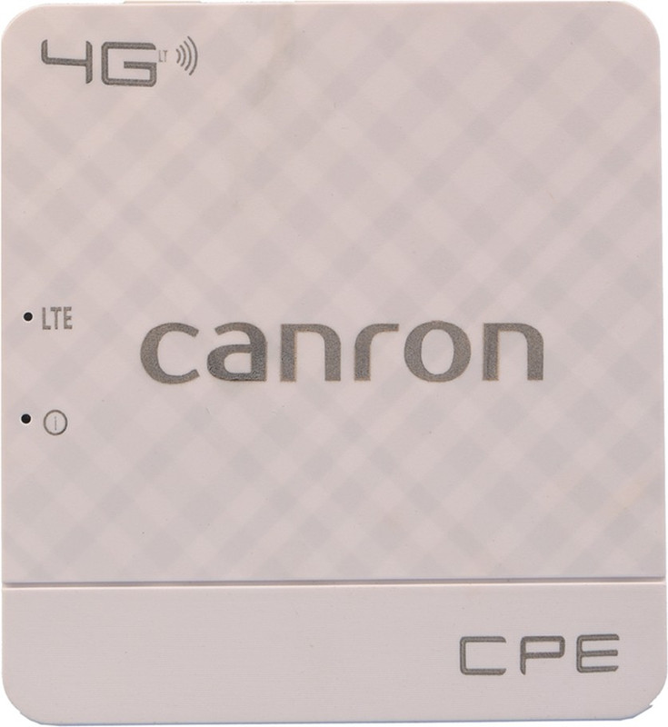 CANRON CPE990 300Mbps Plug and Play Wireless 4G LTE 4G Router 2.4 GHz, 5 GHz 300 Mbps Wifi Speed Dual Band External Antenna MiFi (Sim Based)(White)