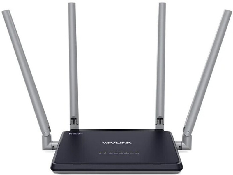 WAVLINK WL-WN529E4 4G SIM Card Slot N300 4G Wi-Fi Router 4*5dBi 4G Router 2.4 GHz 1200 Mbps Wifi Speed Single Band Internal & External Antenna MiFi (Sim Based)(Black, Silver)