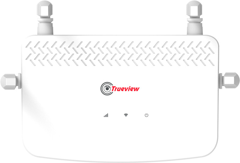 Trueview T18259-A Router 2.4 GHz 300 Mbps Wifi Speed Single Band External Antenna MiFi (Sim Based)(Black)