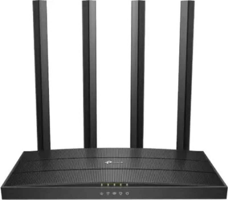 AKSolution Archer A6 V3 1200 Mbps Wireless MU-MIMO Gigabit Router 1200 Mbps Wireless Router (Black, Dual Band)