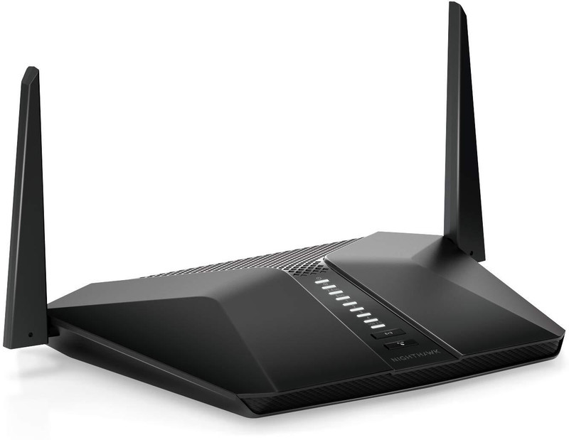discounthub Netgear R6260 AC1600 4G Router 5 GHz 1600 Mbps Wifi Speed Dual Band External Antenna ADSL (Telephone)(Black)