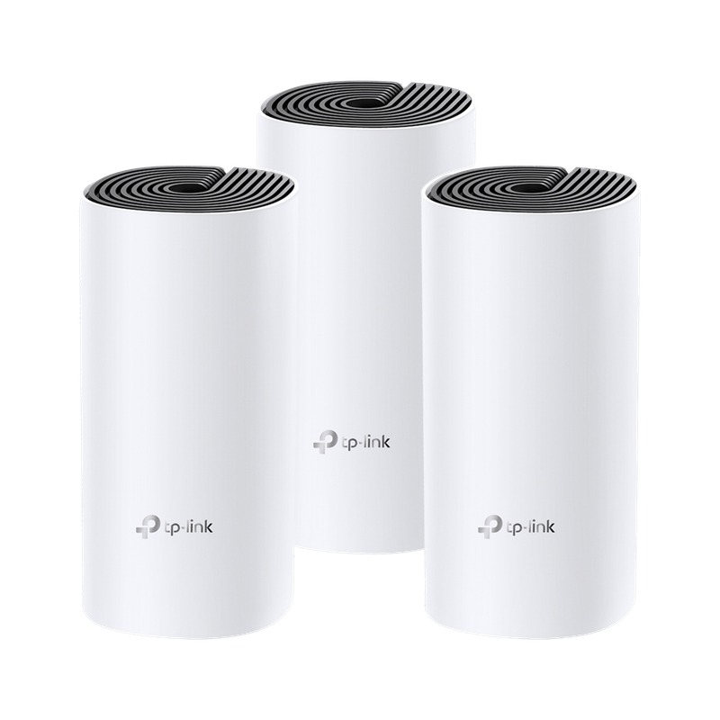 TP-Link Deco M4 AC1200 Mesh Router 2.4 GHz, 5 GHz 1200 Mbps Wifi Speed Dual Band Internal Antenna Ethernet (Cable Broadband)(White)