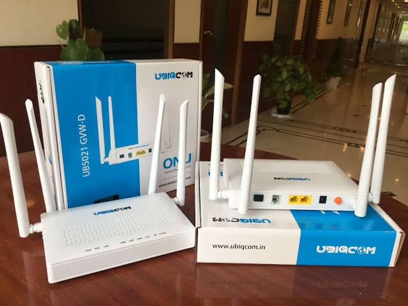UBIQCOM Ub5021 GVW-D 100 Mbps Wireless Router (White, Dual Band)
