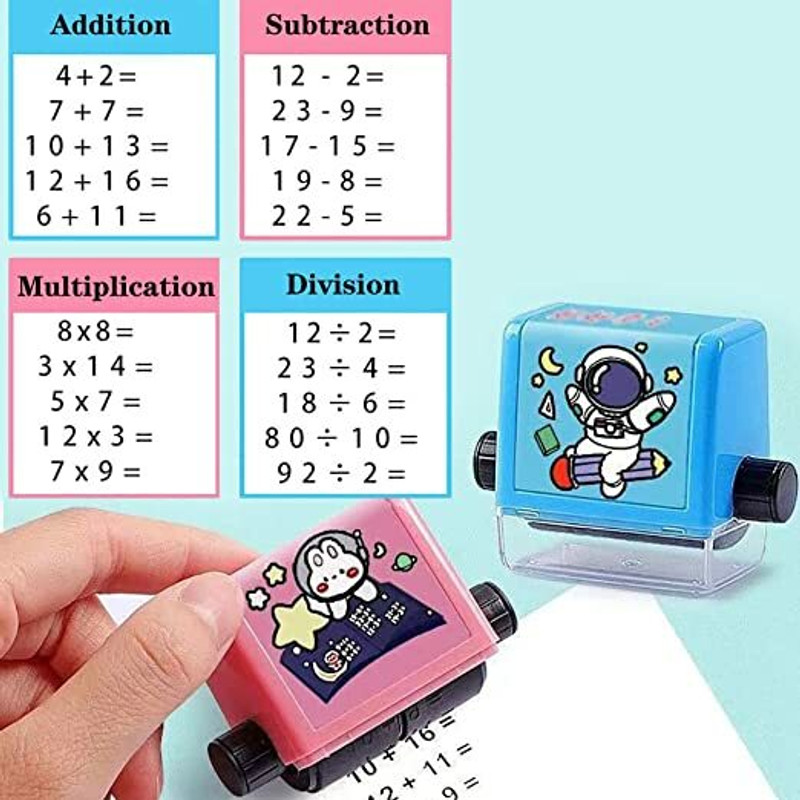 Mantra Impex Addition Subtraction Multiply Division Practice Reusable Math Learning Toy Roller...