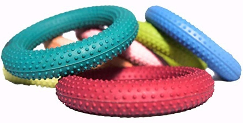 Roxan Rubber Tennikoit Ring pack of 6 10 mm Table Tennis Rubber(Multicolor)