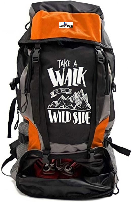 Trans Travel Backpack Outdoor Hiking Trekking Bag Camping Travelling Luggage Men Women Rucksack  - 60 L(Orange)
