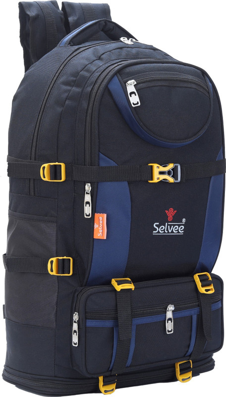 selvee Travel Trekking shoulder Rucksack Bag 55L-Military Green Rucksack - 55 L(Green)