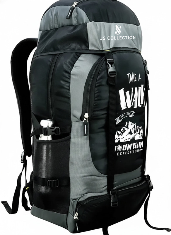 JS COLLECTION SummitEdge Pro 70L Multi-Utility Trekking & Travel Expedition Rucksack (grey) Rucksack  - 70 L(Grey)