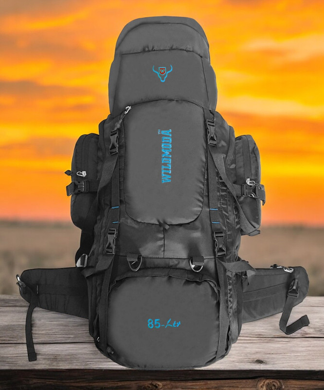 Wildmoda 85L AdventureVault : Your Secure Companion for Epic Journeys Rucksack  - 85 L(Green)