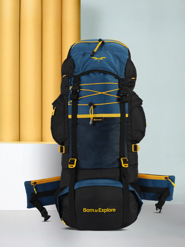 IMPULSE Travel bag for men tourist backpack for hiking trekking camping Rucksack  - 75 L(Blue)