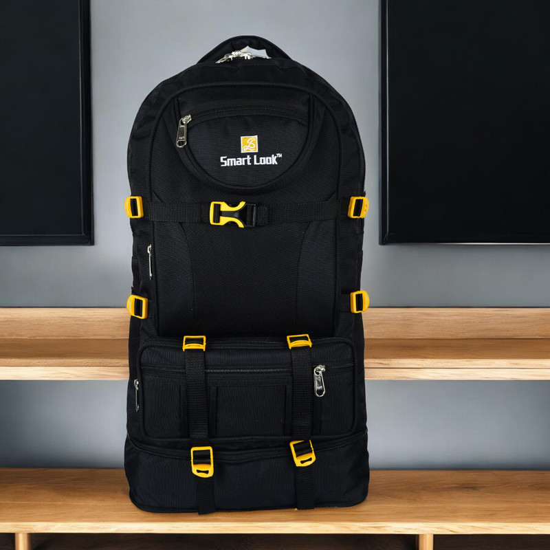Smartlook BLACK rucksack TREKKING BAG_HB002 Rucksack  - 65 L(Black)