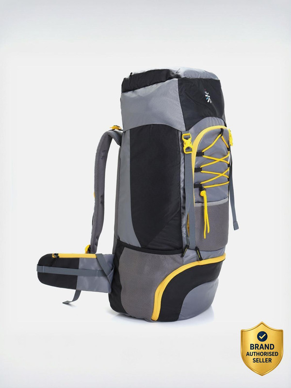 Cult Hiking Trekking Bag|Camping Travel Backpack with Shoe Compartment|1Year Warranty Rucksack  - 75 L(Black)
