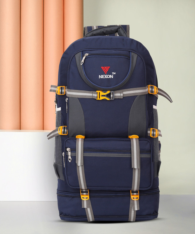 NEXON Trekking Unisex Hiking Camping Bag/ Backpackfor TravelsAdventure Camping Rucksack  - 60 L(Blue)