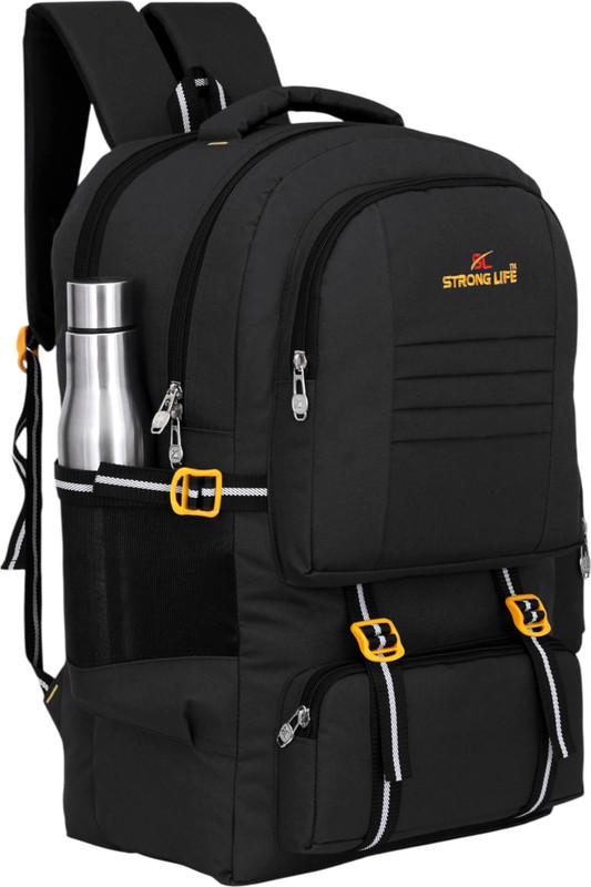 STRONG LIFE Travel Tourist Backpack for Outdoor Sports Camp Hiking Trekking Bag Rucksack  - 50 L(Black)
