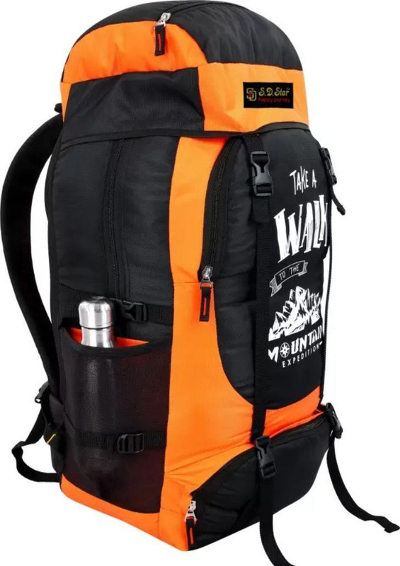 Sakshi Enterprises SE_01_RUCKSACK_ORNGE_13 Rucksack  - 65 L(Orange, Black)