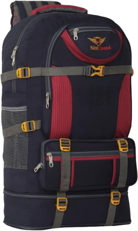 NEXTSPEED Tracking bag New Trekking bag Rucksack bag Rucksack - 90 L Rucksack  - 90 L(Black, Multicolor)